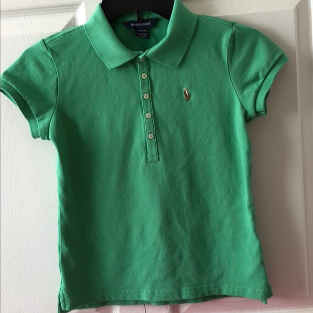 Polo Ralph Lauren EUC no flaws green sz lg 12-14